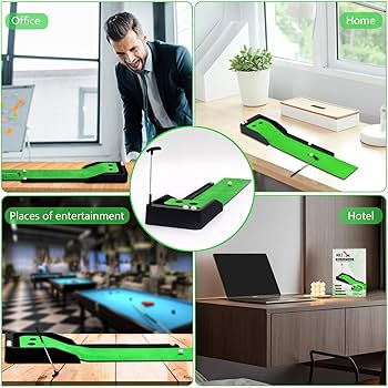 Amazon.com: Mini Golf Set, Putting Green Indoor, Desktop
